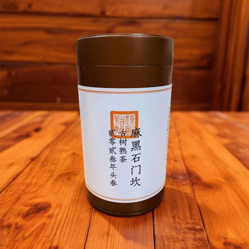 麻黑石门坎古树熟茶2023年头春-100克散茶/罐 拆封不退05326