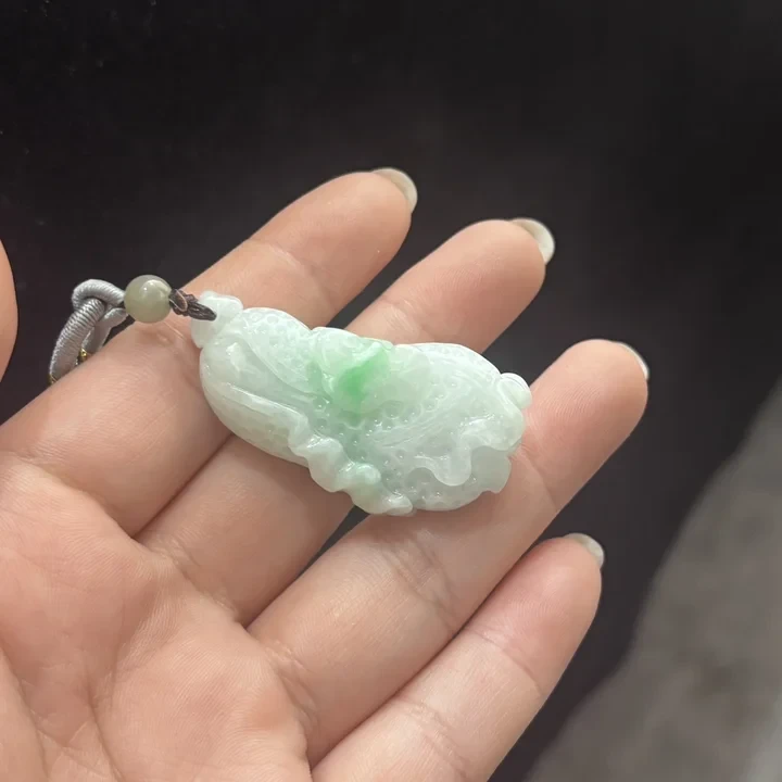 翡翠白菜吊坠-595010
