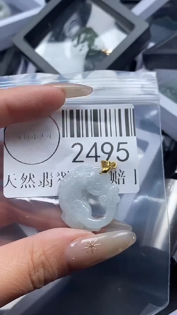 颈饰未镶嵌翡翠2495