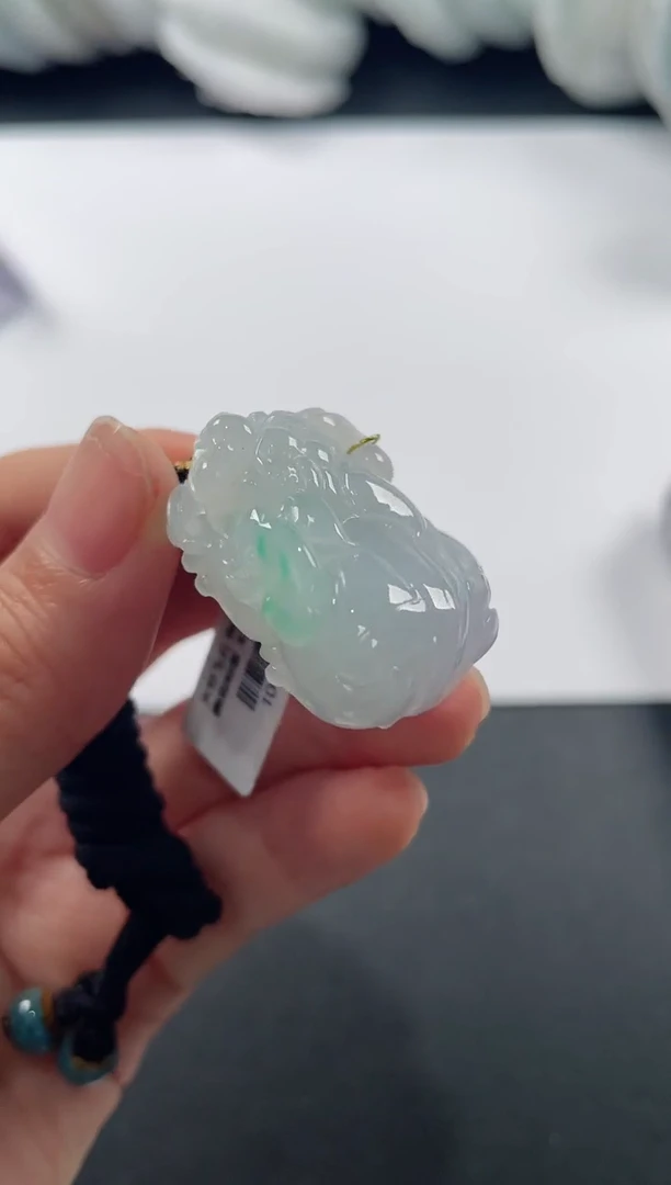 颈饰未镶嵌翡翠基地发货H 0621 貔貅