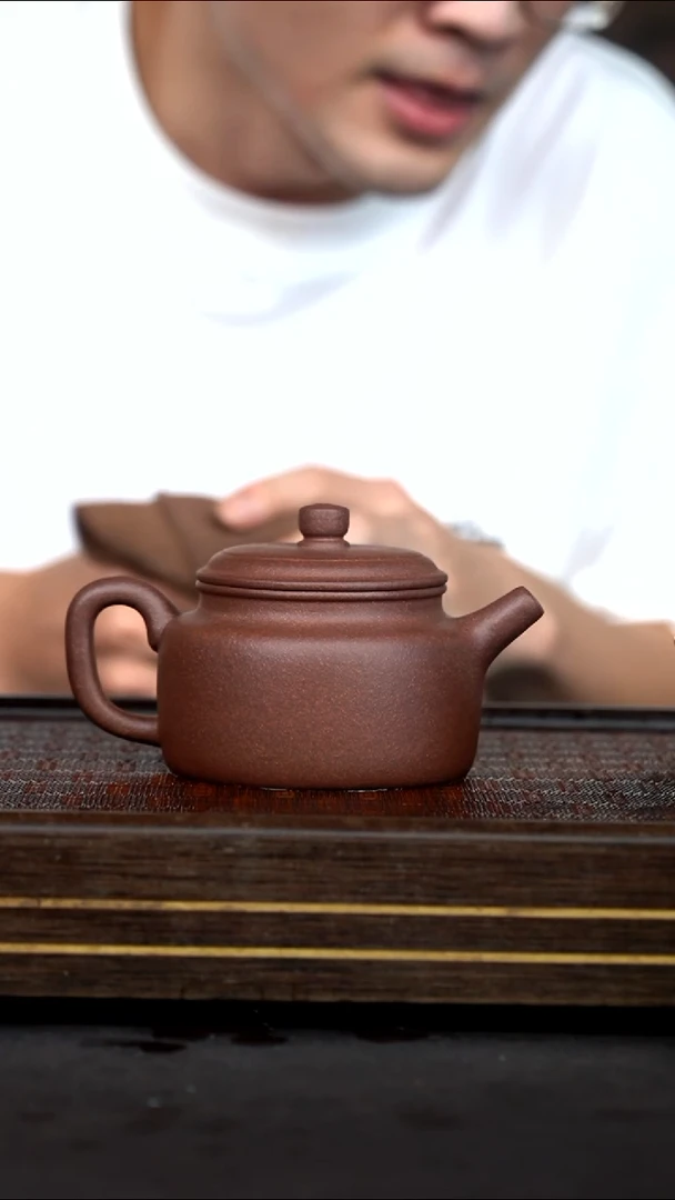 茶壶紫砂    LD     底槽青      德钟      230cc