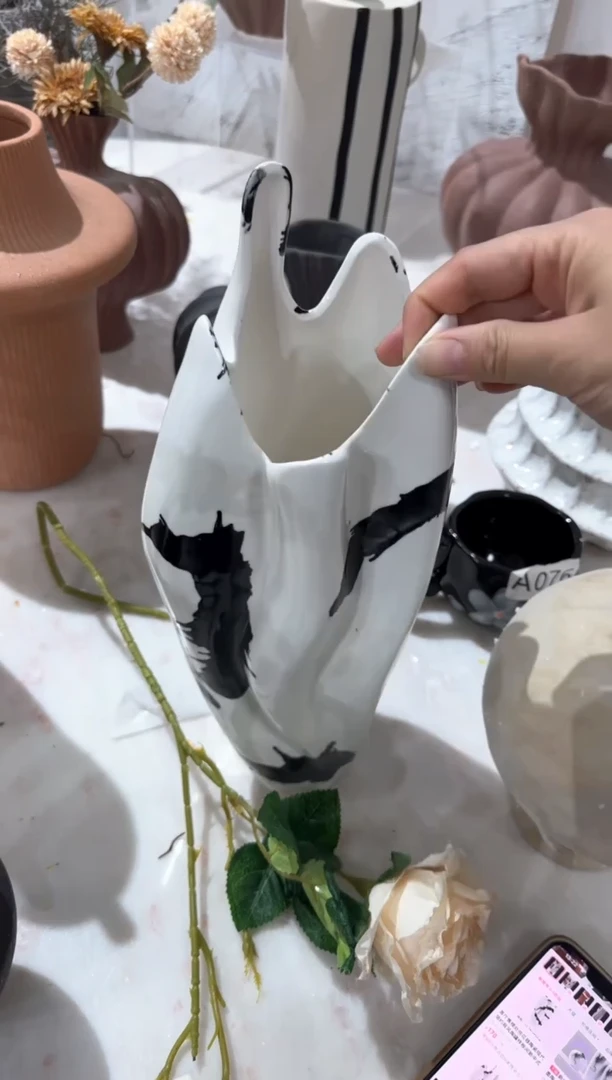 【闪购商品】陶瓷微瑕手工泼墨