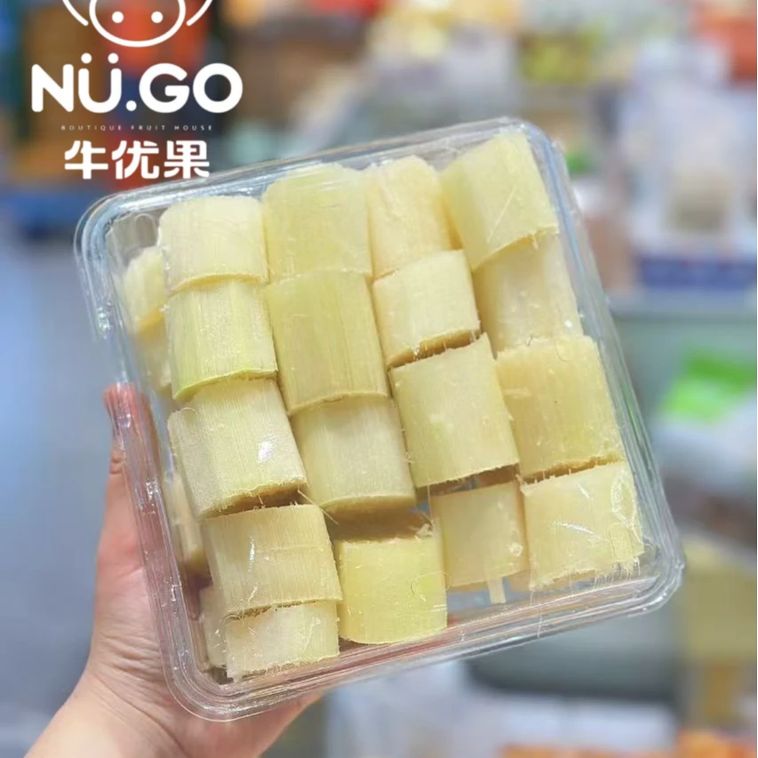 广东精品青皮甘蔗一盒（900克）