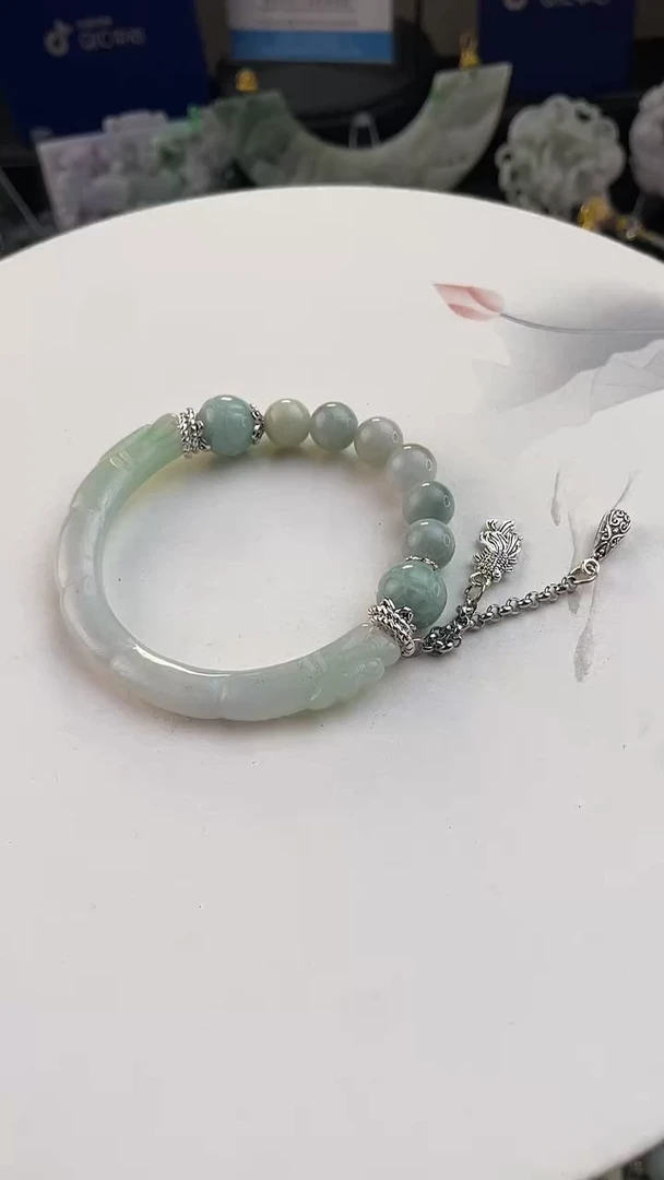 未镶嵌手链翡翠✨****✨手工定制默认微瑕主播介绍为准