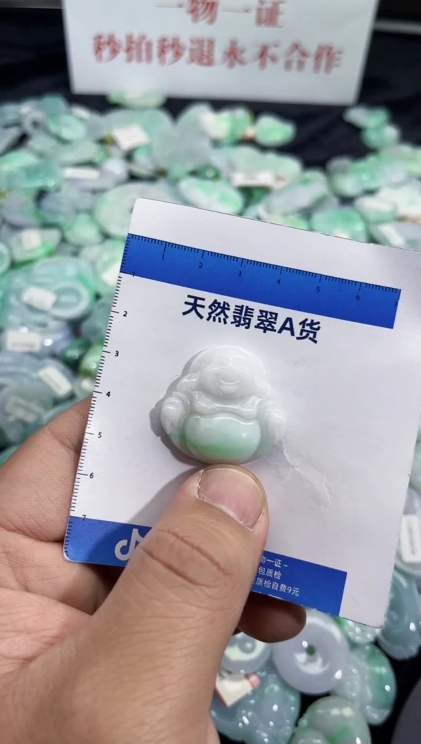 颈饰未镶嵌翡翠天然缅甸A货翡翠吊坠