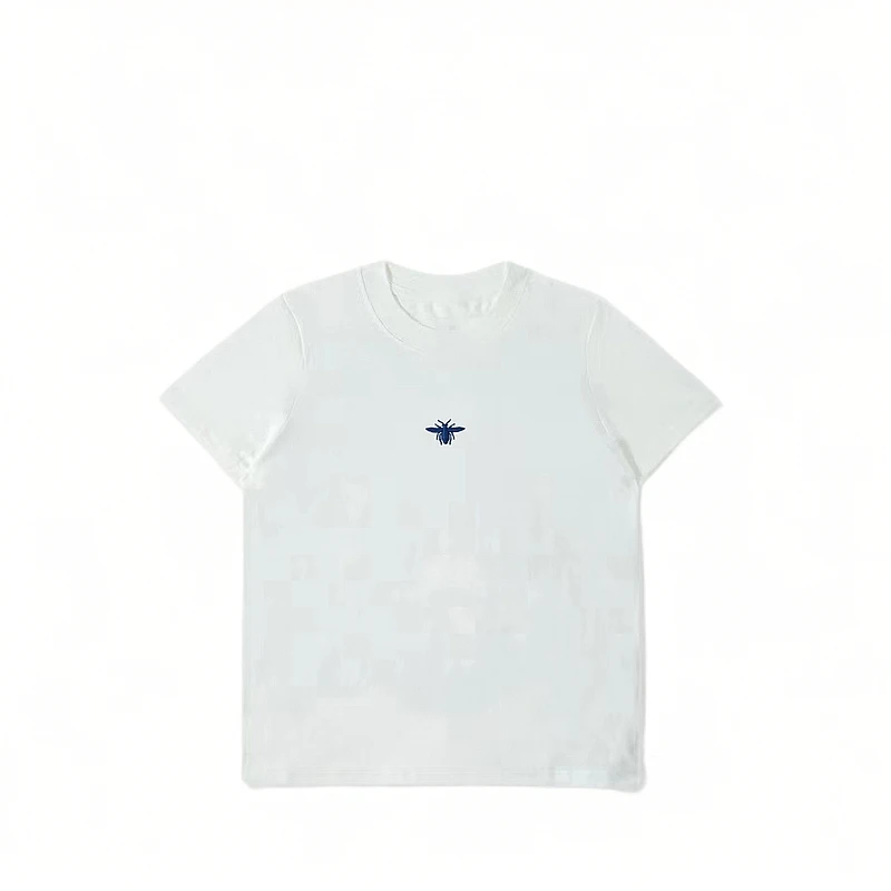 Millonthe（花蝴蝶）2025新款潮流百搭男女款高街时尚圆领打底短袖