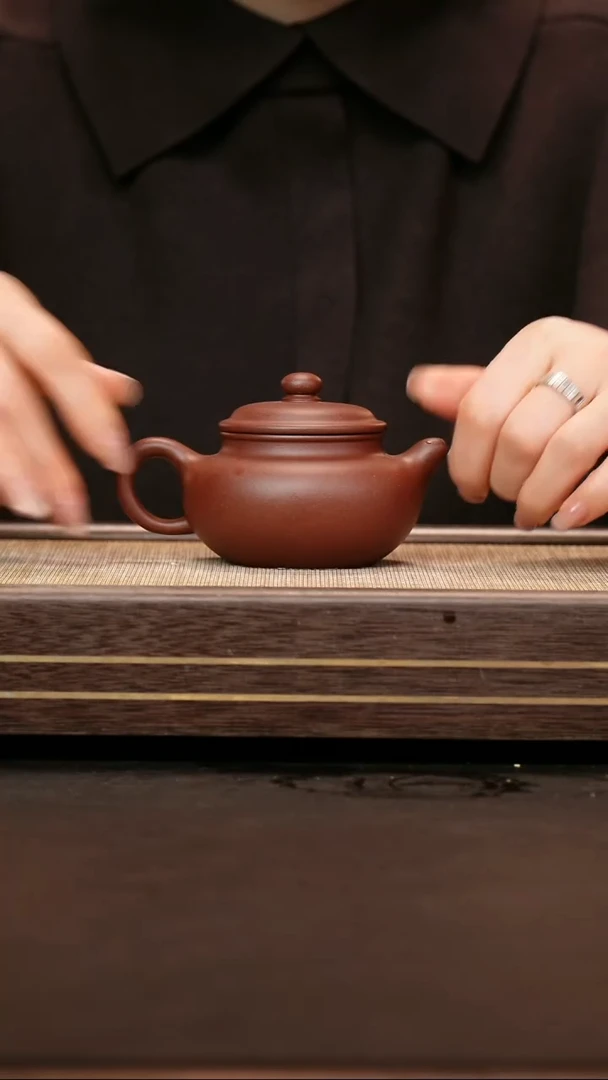 茶壶紫砂中槽清 大亨仿古150cc 小号