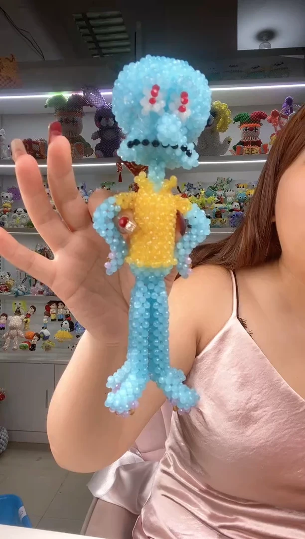 玻璃3006卡4水晶章鱼哥材料包1套摆件