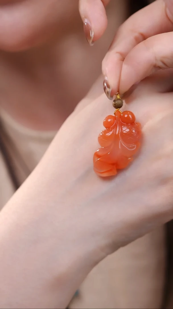 颈饰未镶嵌南红玛瑙14号