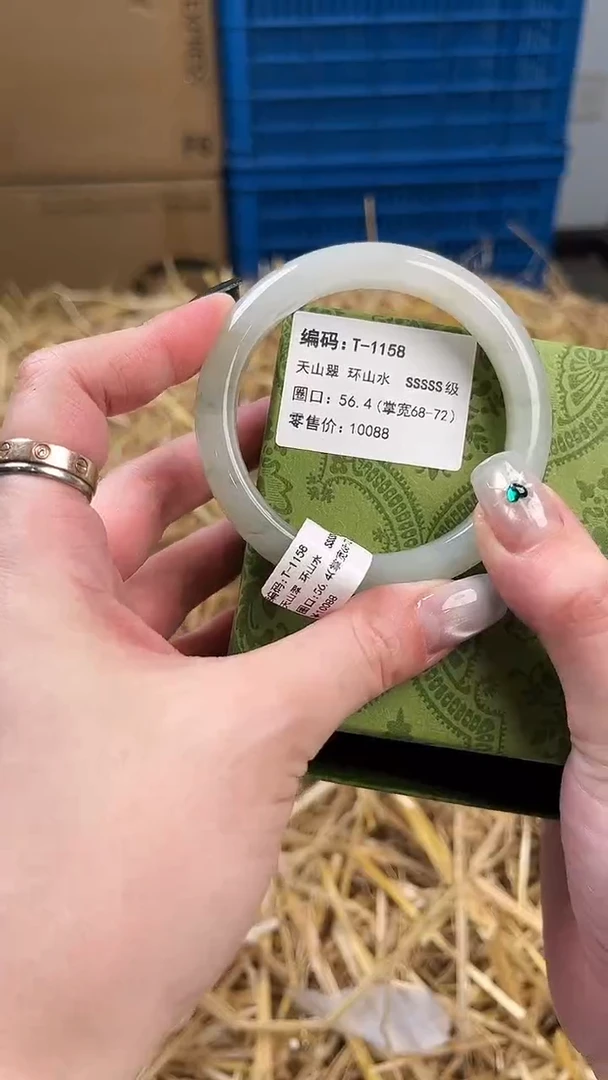 未镶嵌手镯石英质玉T-1158