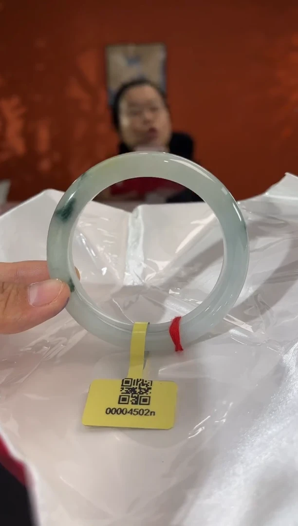 未镶嵌手镯翡翠H***-翡翠手镯 57