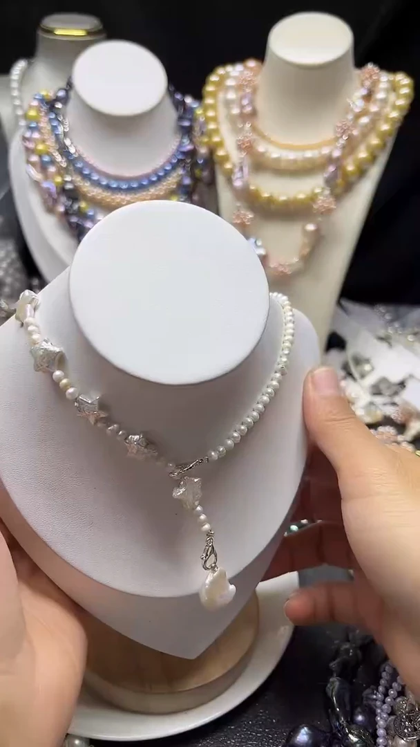 颈饰未镶嵌淡水珍珠多人