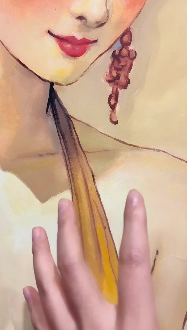 国画秦燕格国画手绘作品Y57