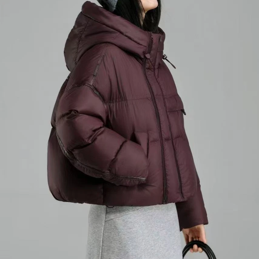 【年末大促】L831 露赏新款连帽款羽绒服