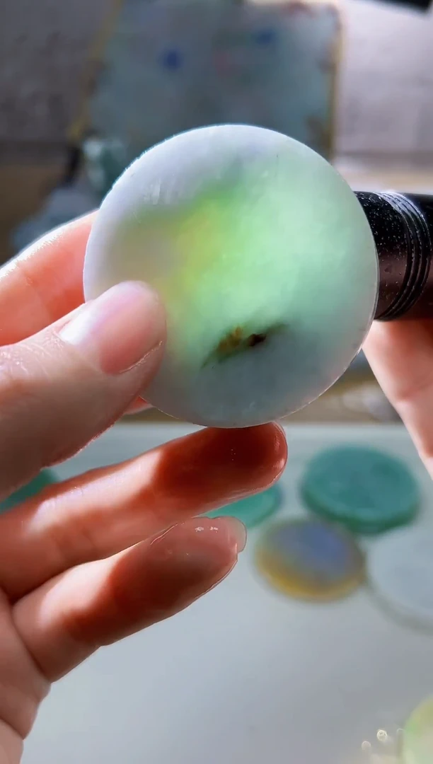 裸石翡翠天然翡翠A货余 南 869