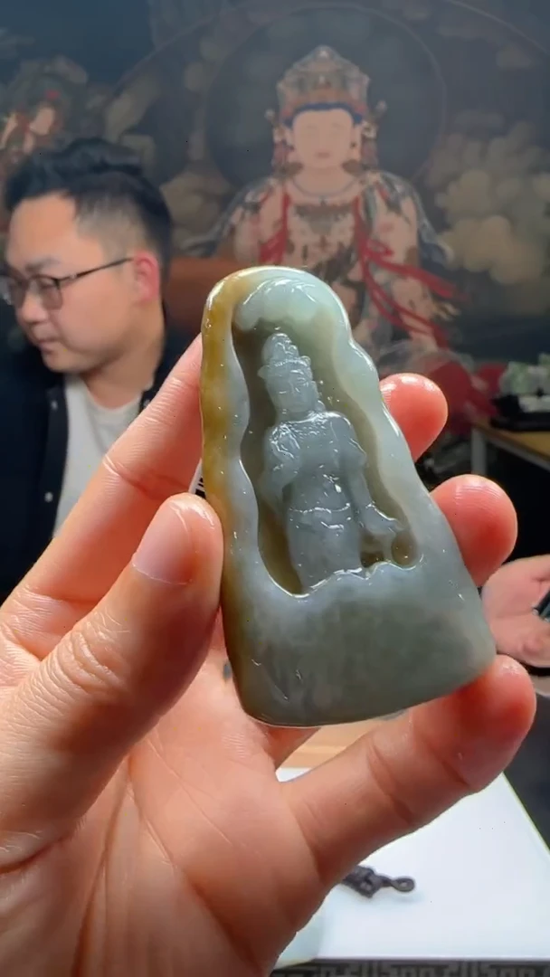 【闪购商品】定制翡翠未镶嵌L-@@QJXC11721