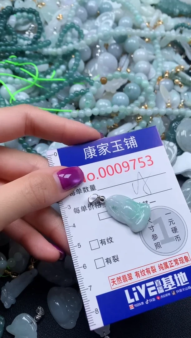 颈饰未镶嵌翡翠9753