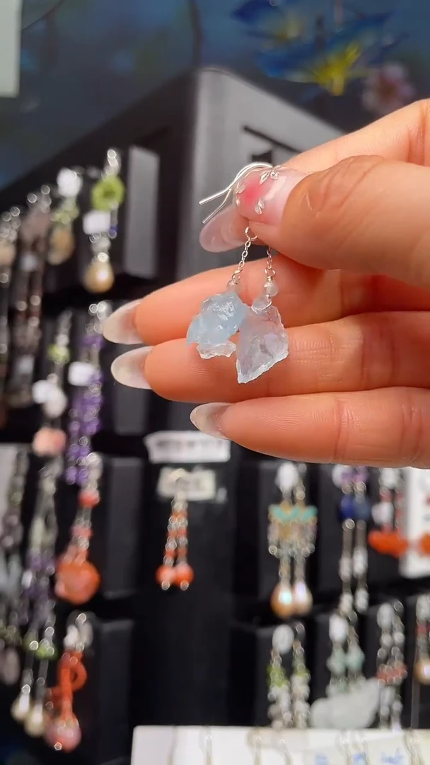 银S925镶嵌耳饰紫晶?****?紫气东来☀顺