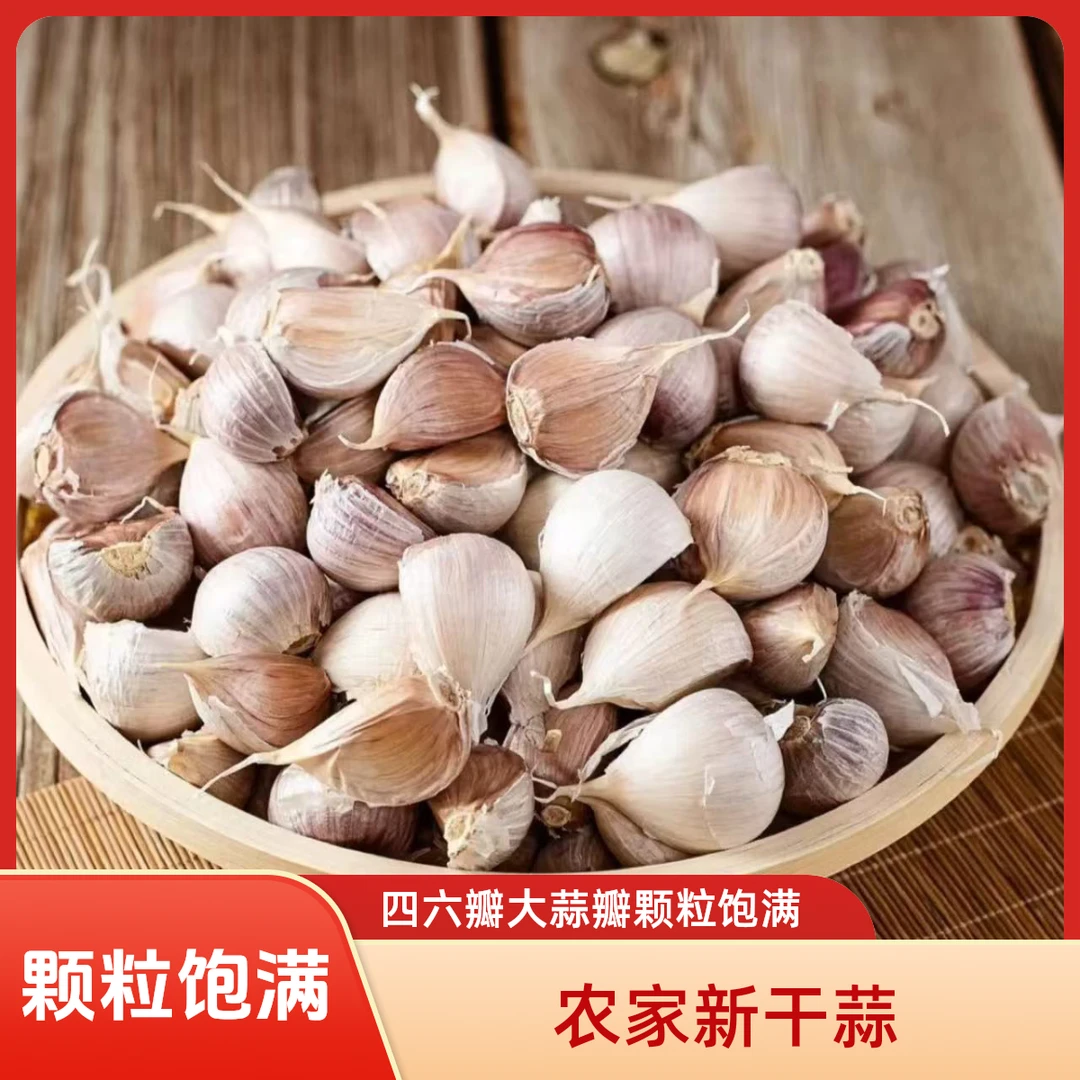 2025山东苍山四六瓣大蒜瓣可种植蒜香味浓新蒜大蒜瓣颗粒饱满蒜种