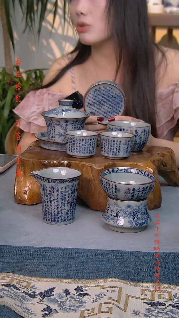 简装家用款7件套 老陶泥开片纹陶瓷茶具