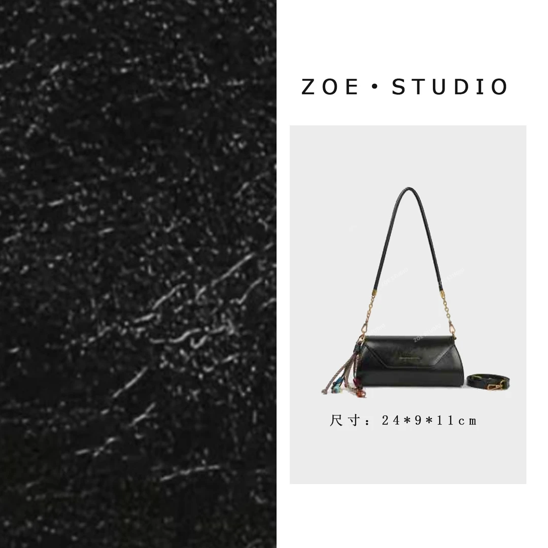 【佐伊甄选】SKL-7728-2-黑色轻奢女士时尚潮流通勤腋下斜挎包