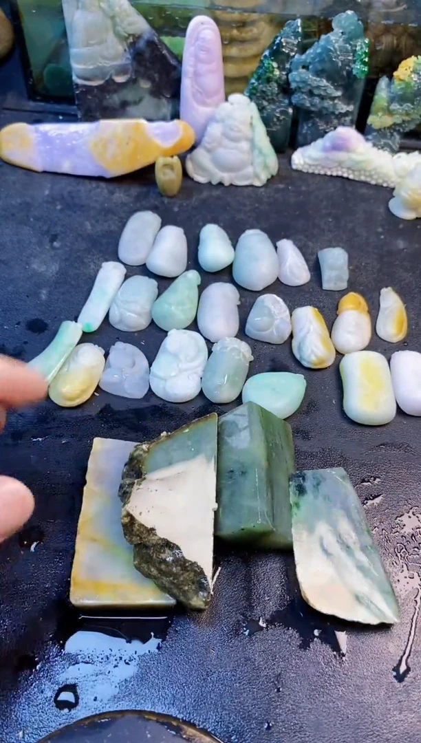 未镶嵌挂件翡翠天然翡翠024