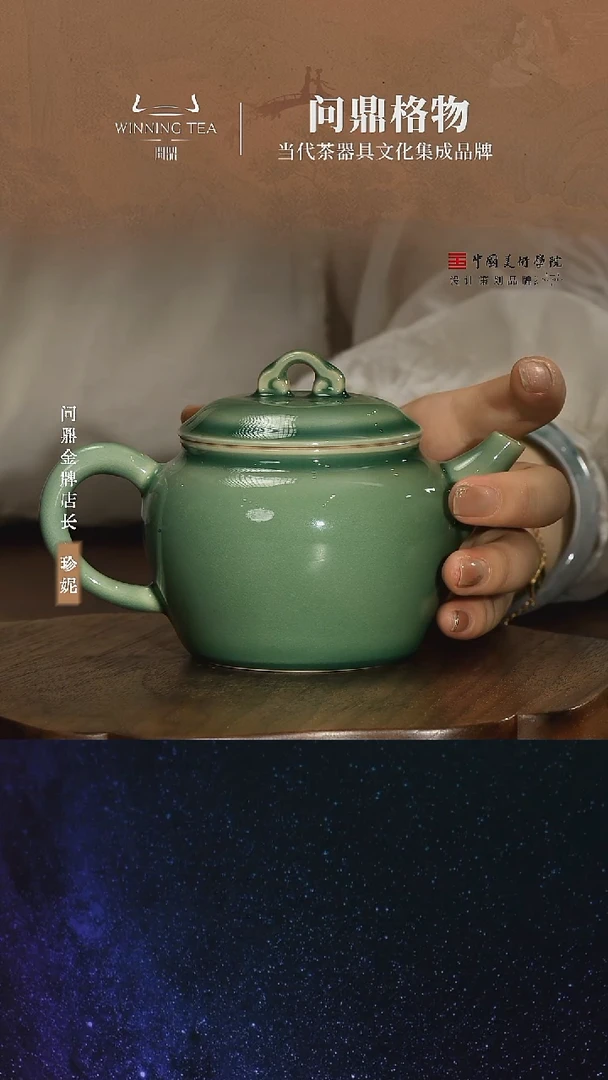 梅子青锦绣宋文自闲壶
