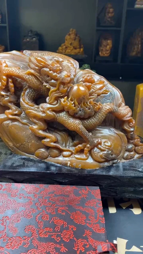 【闪购商品】寿山石印石田黄龙摆件