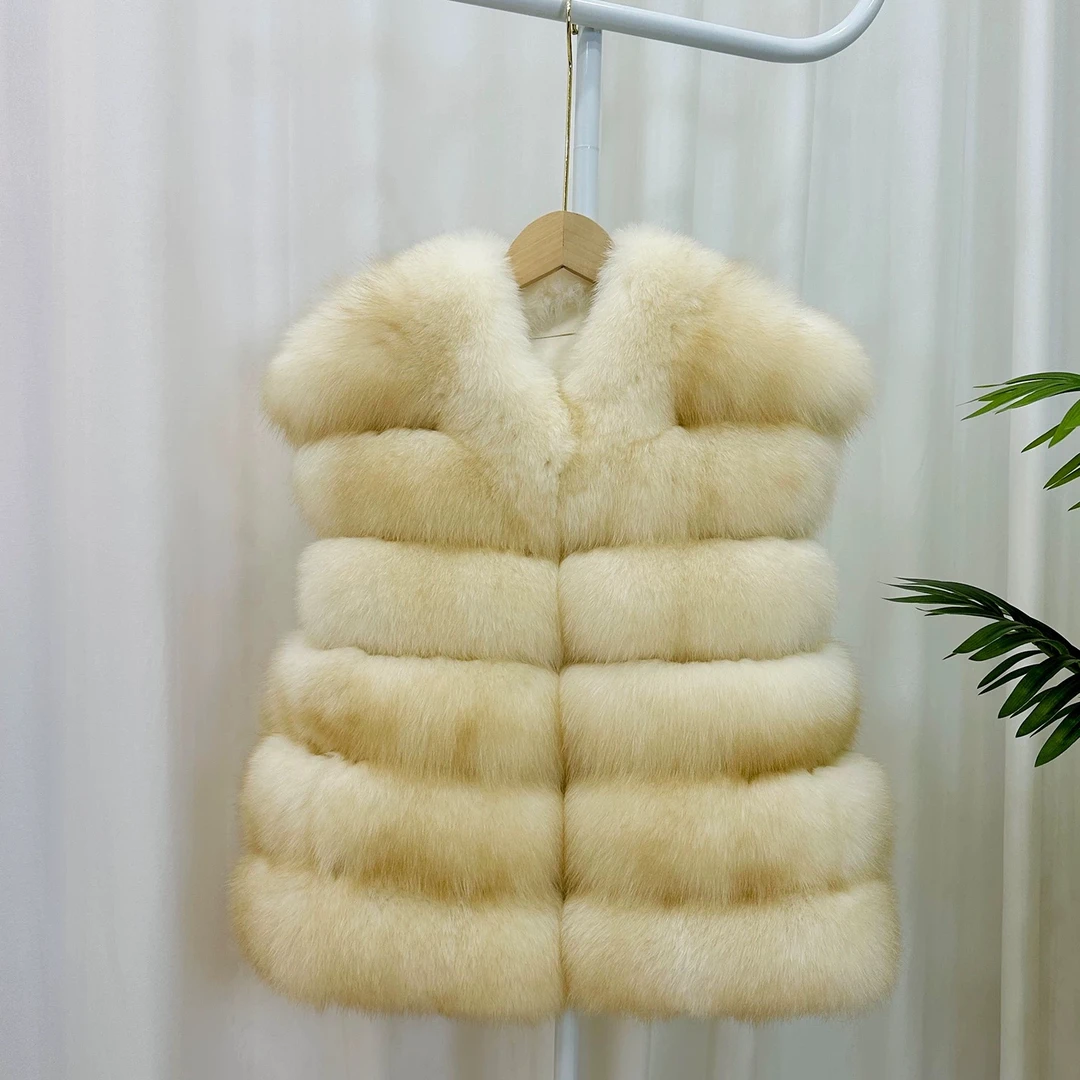 ‘’告白气球“爆款冬季百搭狐狸毛马甲