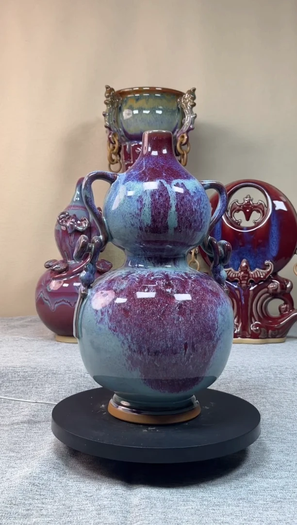 摆件神垕钧瓷收藏工艺品