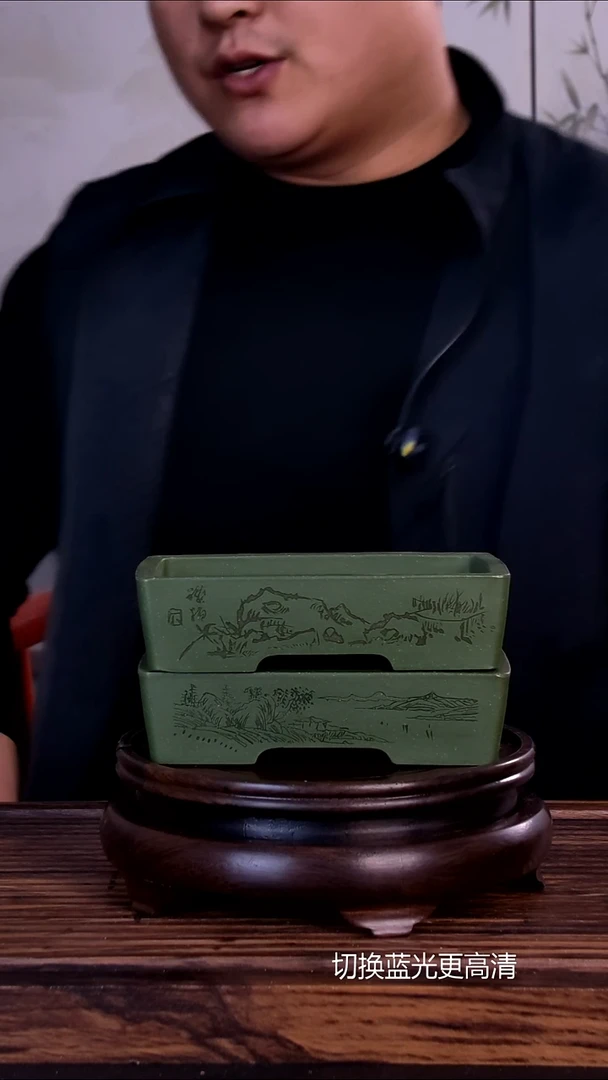 紫砂花盆紫砂花盆内口12.5-7-2.5