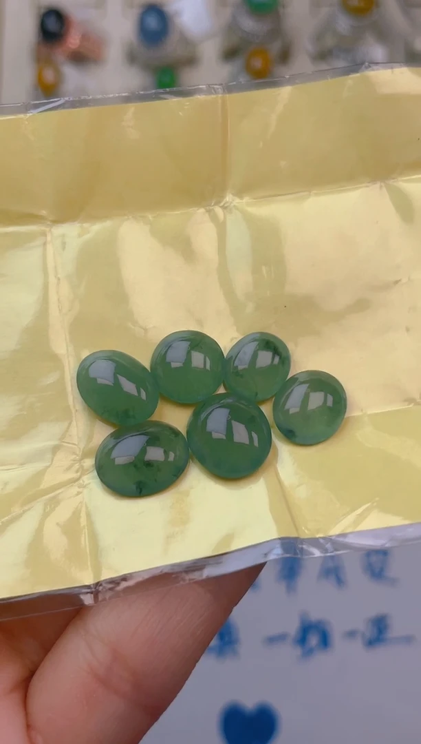 未镶嵌定制翡翠天然翡翠蛋面22