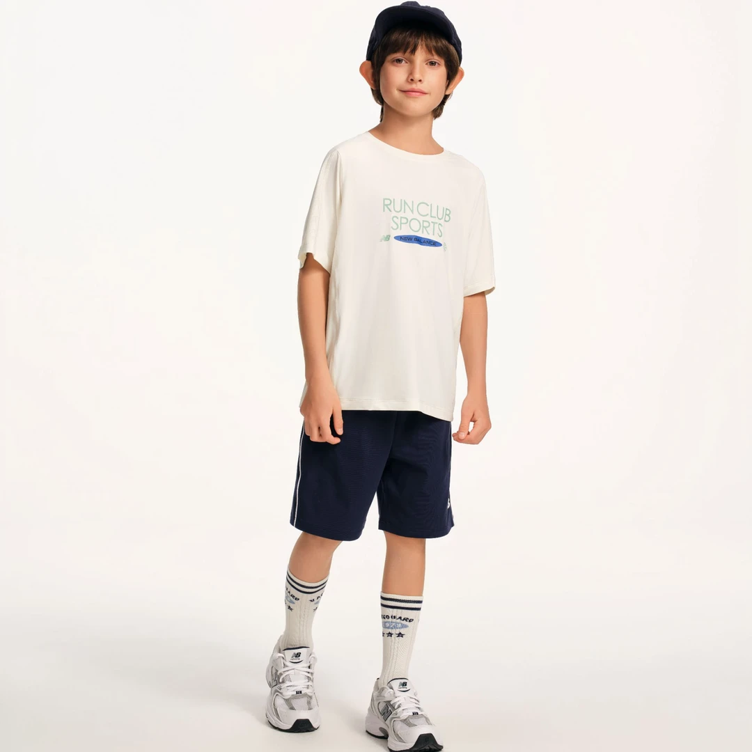 【吸湿速干】New Balance nb童装男女儿童透气短袖T恤ND7EF2Z083
