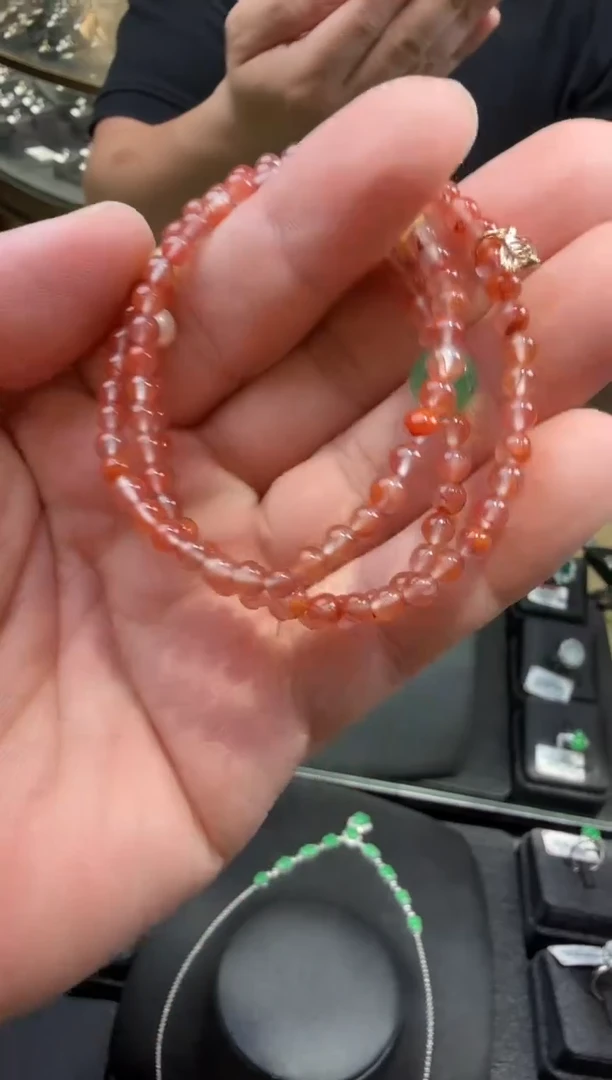 南红玛瑙未镶嵌颈饰多样性发一