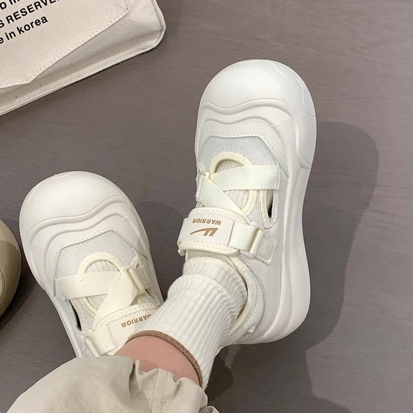 回力丑萌运动凉鞋女款2025新款夏镂空透气厚底凉鞋百搭不累脚凉鞋