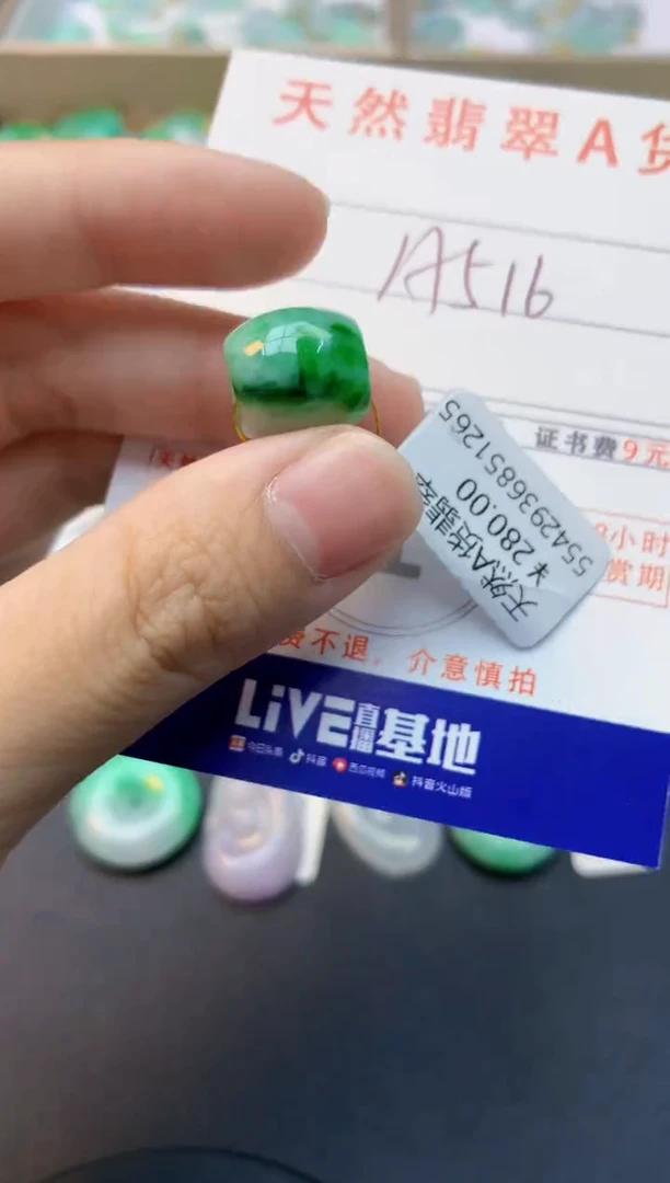 颈饰未镶嵌翡翠天然缅甸A货翡翠