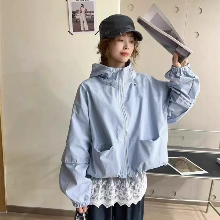 春夏新款休闲宽松防晒外套