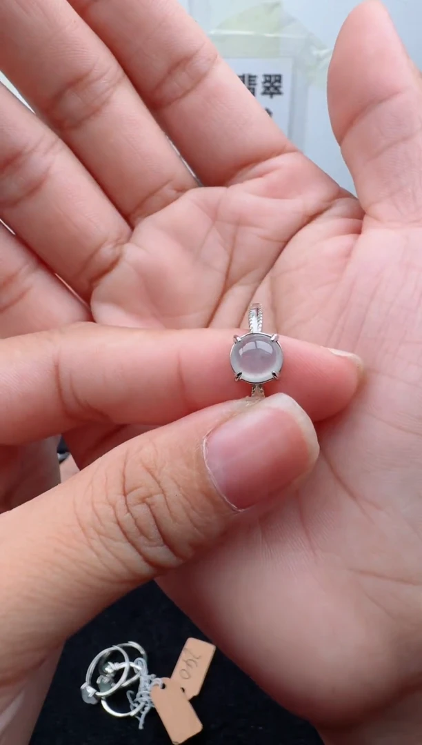 银S925镶嵌戒指翡翠31