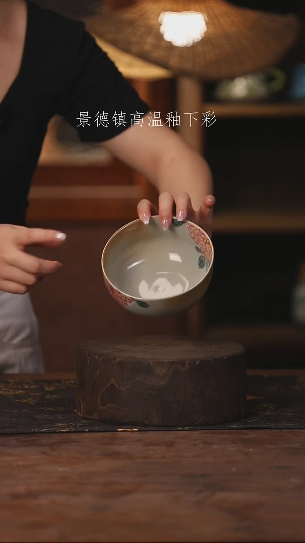 景德镇高温釉下手绘陶瓷501