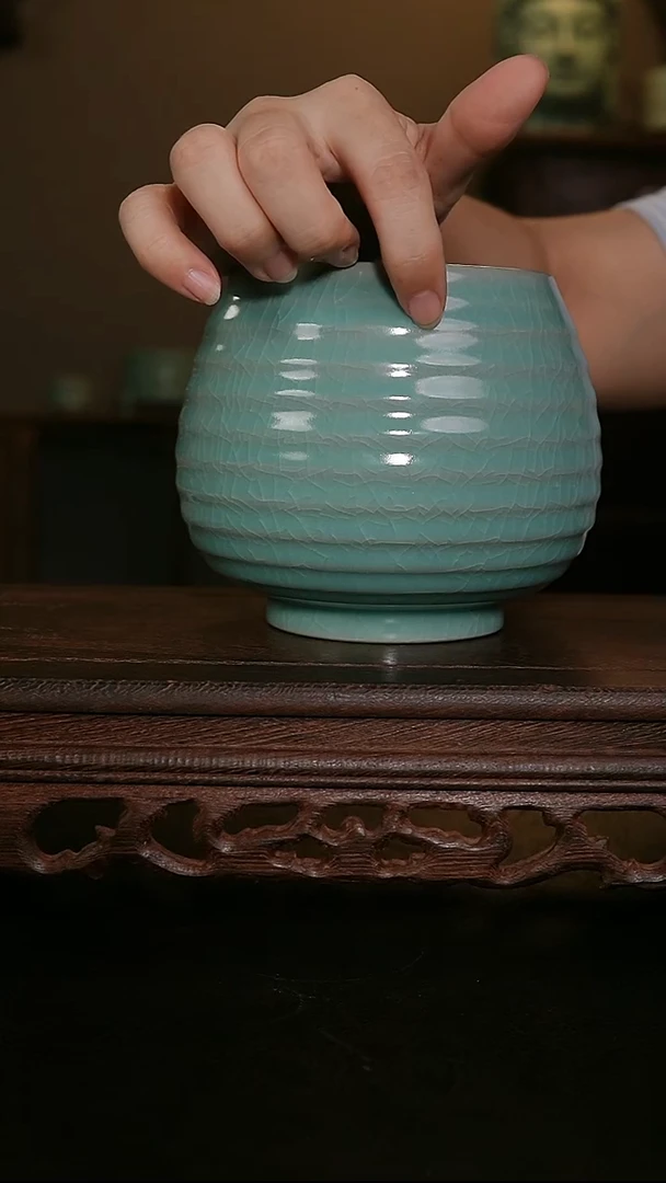 摆件仿古手工炫纹渣斗