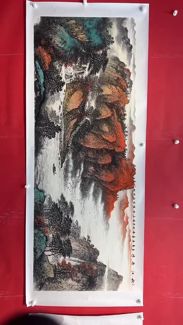 国画画家陆远华纯手绘原作