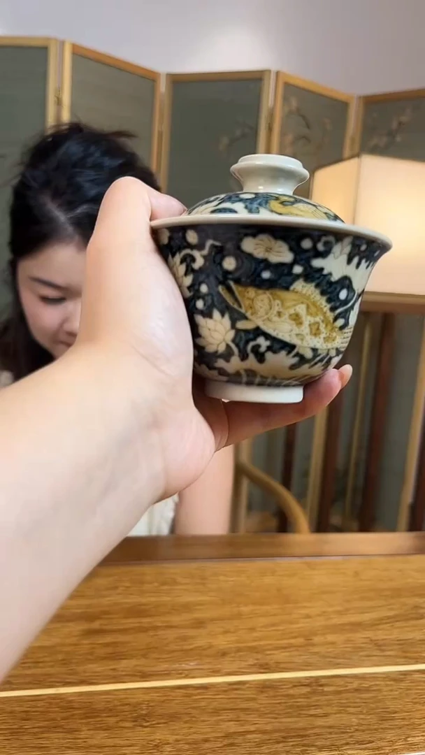 摆件瓷博会&釉里金069