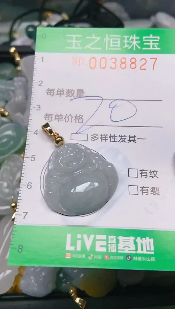 【闪购商品】翡翠颈饰未镶嵌闪购0038827