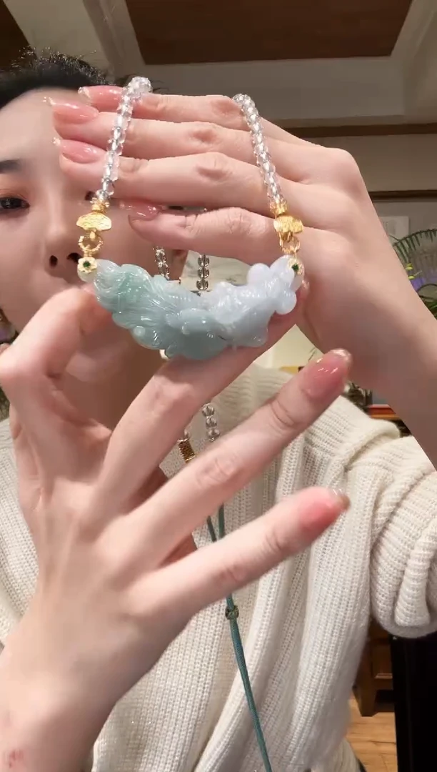 【闪购商品】翡翠颈饰未镶嵌国风