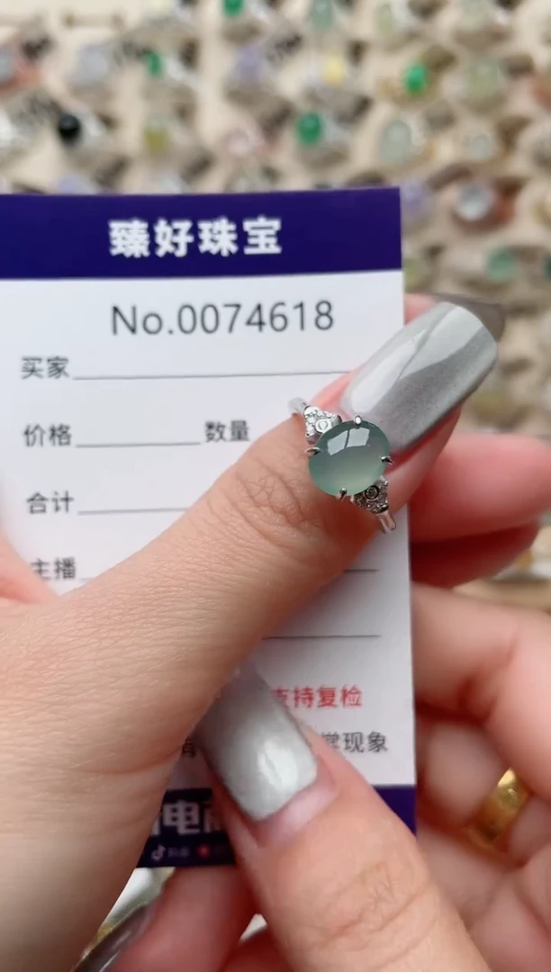 【闪购商品】翡翠戒指银S925镶嵌.........