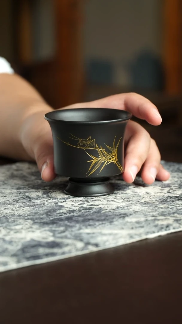 茶杯紫砂31号宜兴紫砂原矿作品