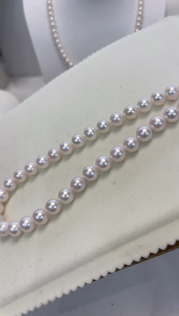 【闪购商品】淡水珍珠颈饰银S925镶嵌9.5-10.5mm