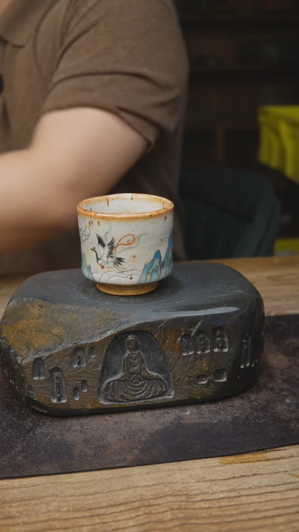 甘石陶艺志野手绘008