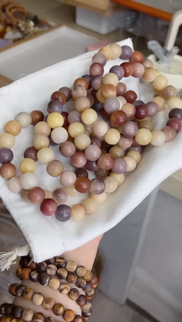 菩提根/象牙果手串x06紫美人干磨苹果12*13手串