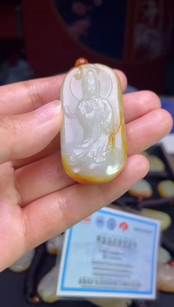 颈饰未镶嵌和田玉123